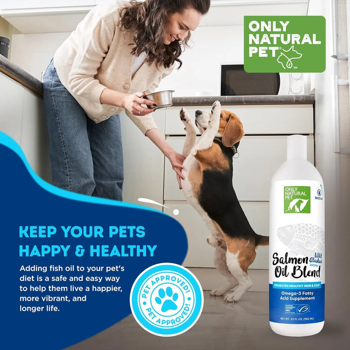 Aceite De Salmón De Alaska Líquido Omega 3 Y 6 Para Perros Y - Imagen 5
