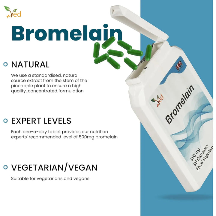 Cápsulas De Bromelina Natural Alta Resistencia 3000 Gdu Gram - Imagen 5