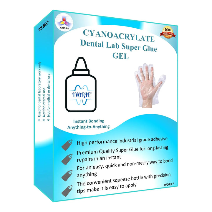 Adhesivo Instantáneo Dental Lab Gel 60ml Ideal Para Reparaci - Imagen 2