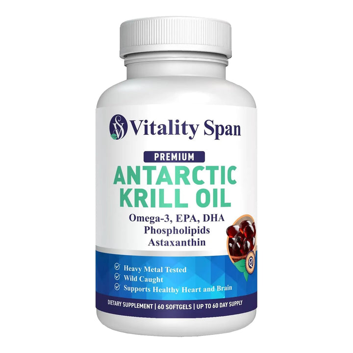 Aceite De Krill Antártico Omega 3 Astaxantina Colina Dha Epa - Imagen 1