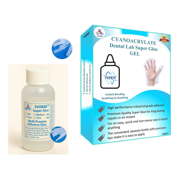 Adhesivo Instantáneo Dental Lab Gel 60ml Ideal Para Reparaci - Imagen 3
