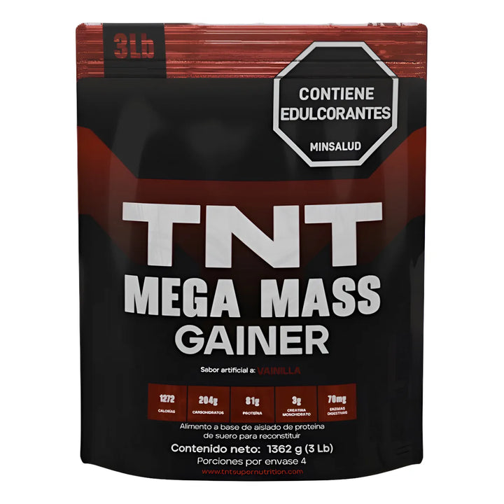Tnt Mega Mass Gainer De 3 Lbs Proteína  - Imagen 1
