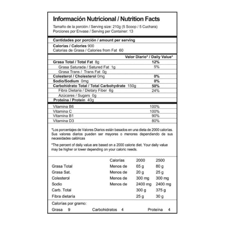 Proteina The Whey Of Gain 6 Lbs - Imagen 2