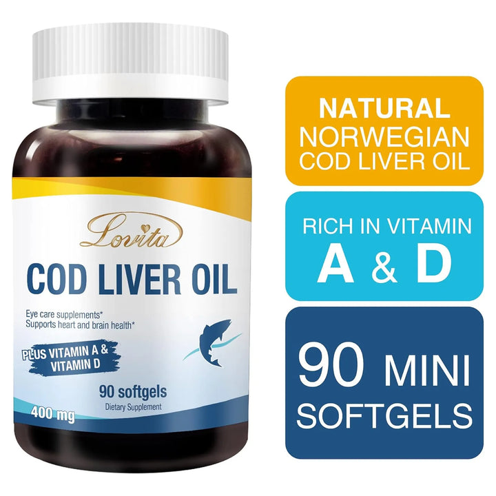 Aceite Hígado Bacalao Noruego Alta Absorción Dha Epa Vitamin - Imagen 6