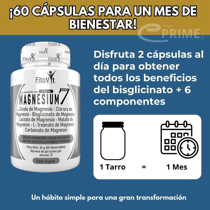 Malato Magnesio Capsulas Natural - Imagen 8