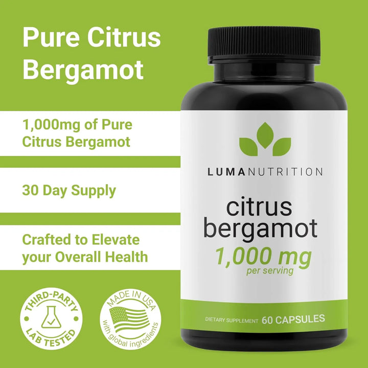 Cápsulas De Bergamota Cítrica 1000mg 60 Unidades Hecho En Es - Imagen 2
