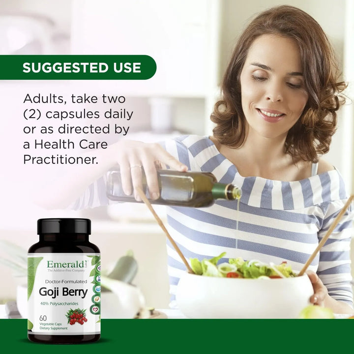 Bayas De Goji Para Apoyo Inmunológico Y Salud Hepática Con A - Imagen 5