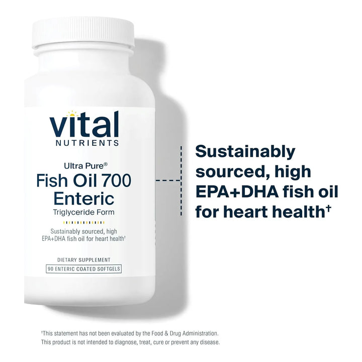 Aceite De Pescado Ultra Pure 700 Mg Recubrimiento Entérico S - Imagen 3