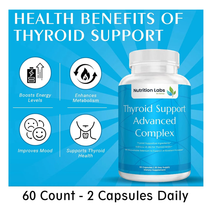 Apoyo Tiroides Potenciador Metabolismo Energía Y Estado De Á - Imagen 2