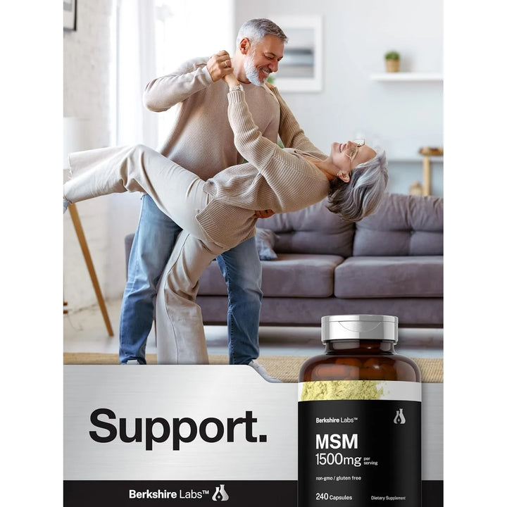 Cápsulas Msm 1500 Mg 240 Unidades Fórmula Natural Para Artic - Imagen 7