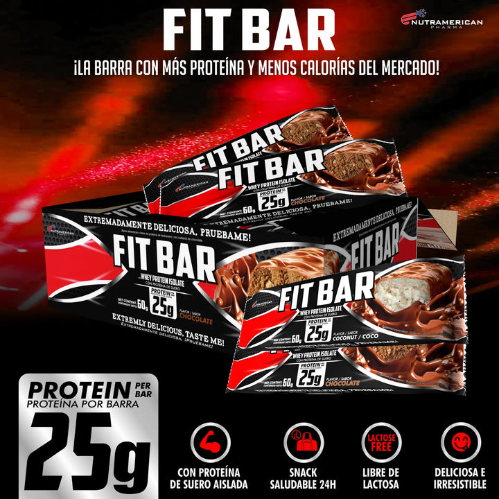 Fit Bar, Proteína Caja 12 Uni.  - Imagen 3