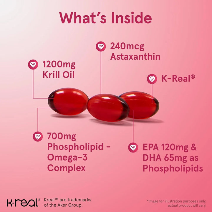 Aceite De Krill Nko60 30 Cápsulas 500 Mg Omega 3 Antioxidant - Imagen 3