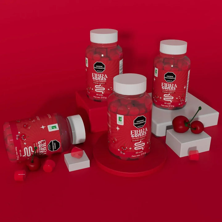 Gomas De Fibra Fibra Prebiótica Frutos Rojos - Imagen 3