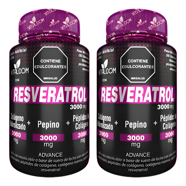 Resveratrol Puro Original X2 Natural - Imagen 1