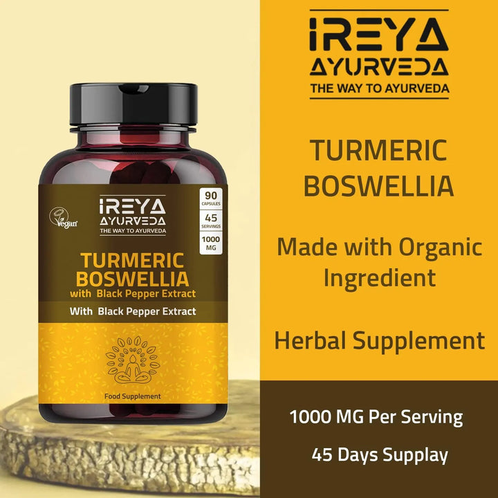 Cápsulas De Extracto De Boswellia Serrata 1000 Mg Con Curcum - Imagen 9