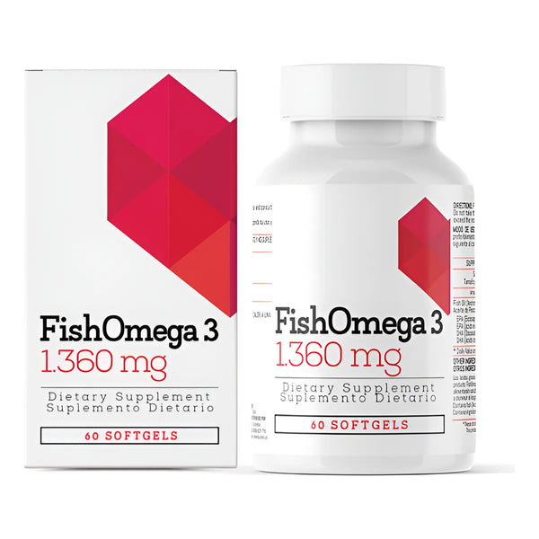 Fish Omega 3 1360mg Softgels  Sin Sabor - Imagen 1