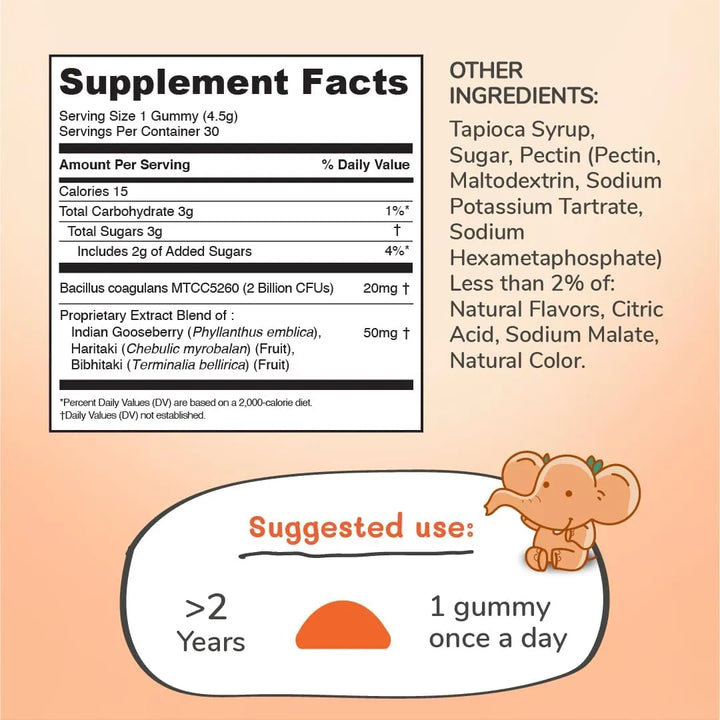 Probiotic Prebiotic Natural Tummy Buddy Apoyo Digestivo Abso - Imagen 5