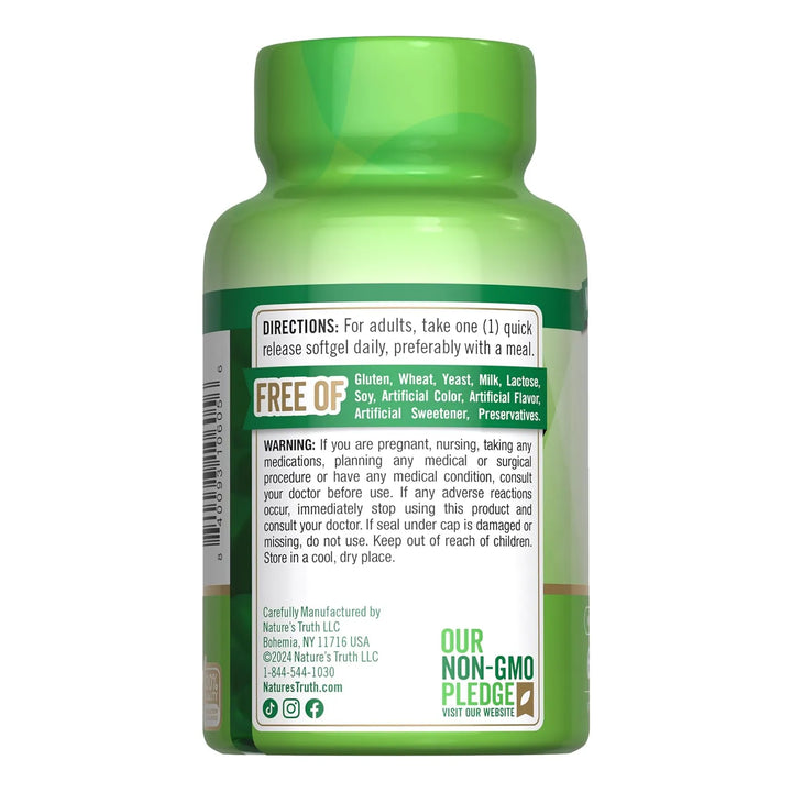 Cápsulas Suaves Vitamina E 1000 Ui 60 Unidades Alta Potencia - Imagen 7