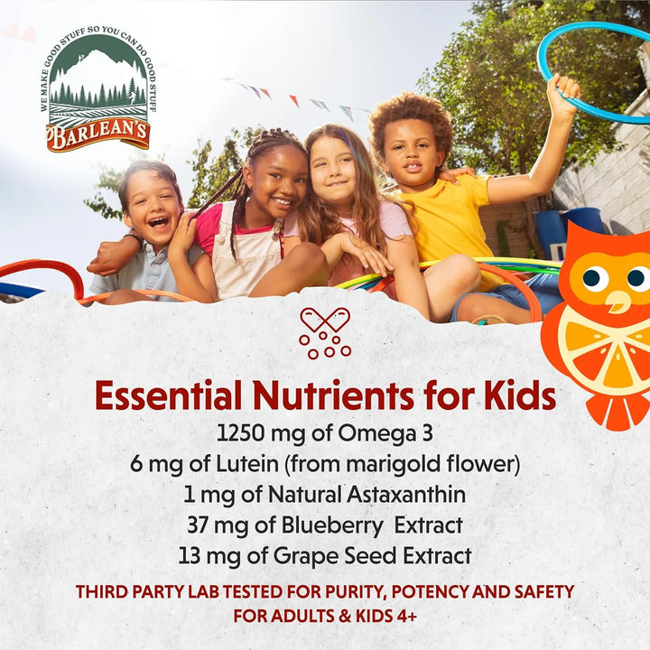 Omega 3 Niños 540 Mg Epa Dha Cerebro Y Ojos Mandarina 227 Gr - Imagen 5