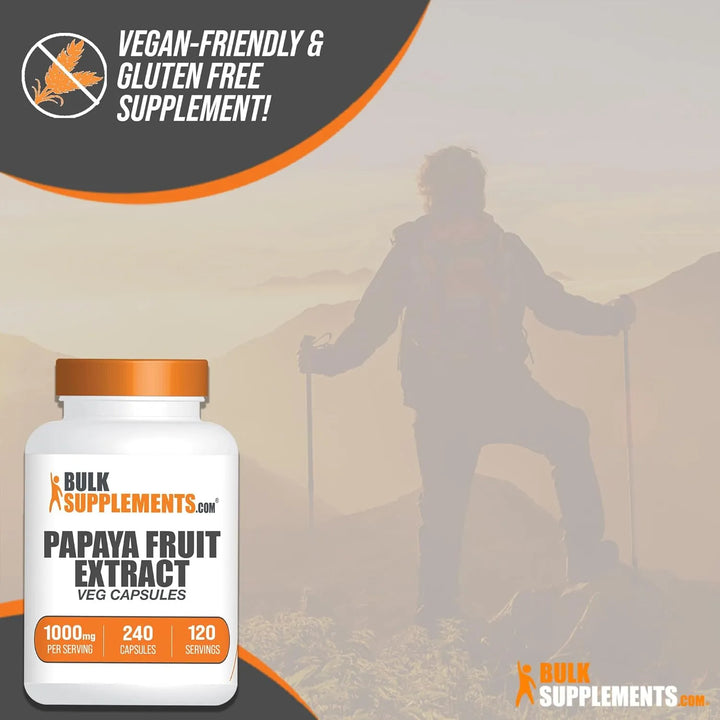 Cápsulas De Extracto De Fruta De Papaya 1000 Mg 240 Unidades - Imagen 4