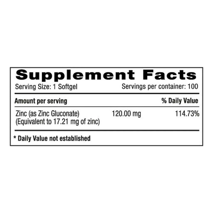 Zinc Gluconate Natural Systems - Imagen 2