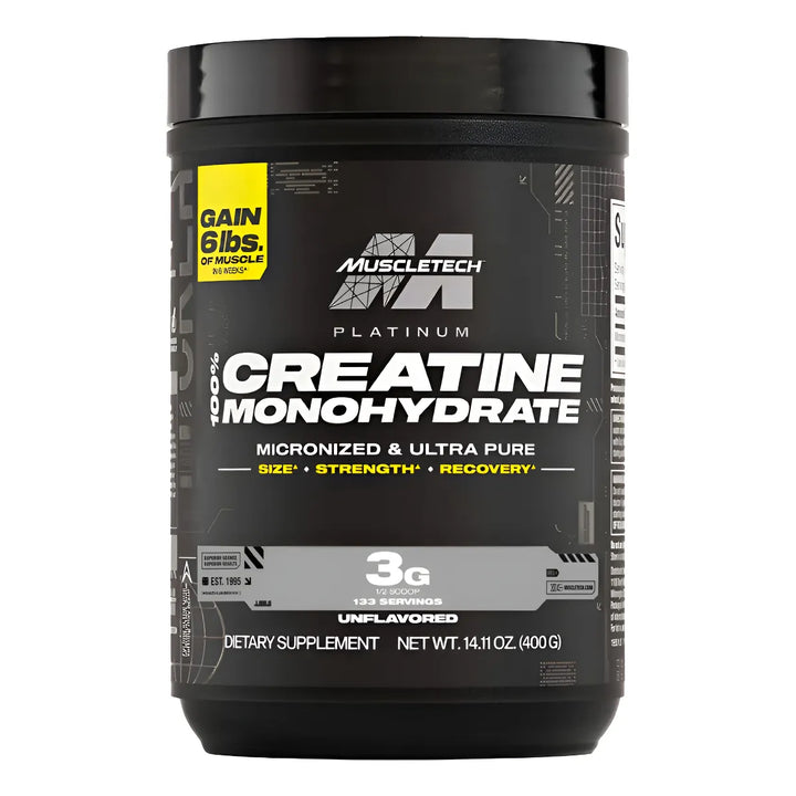 Creatine Platinum 100% X400g  Creatine Micronized - Imagen 1
