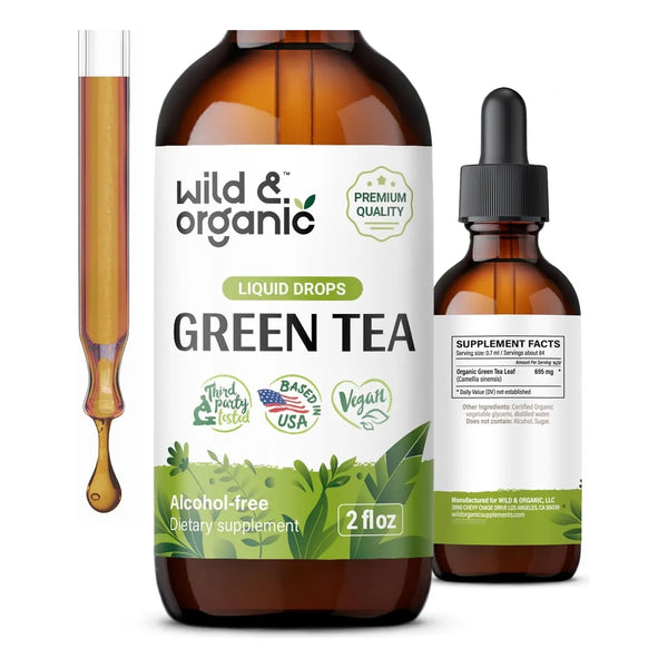 Extracto Líquido De Té Verde Orgánico Antioxidante 60 Ml Con - Imagen 1