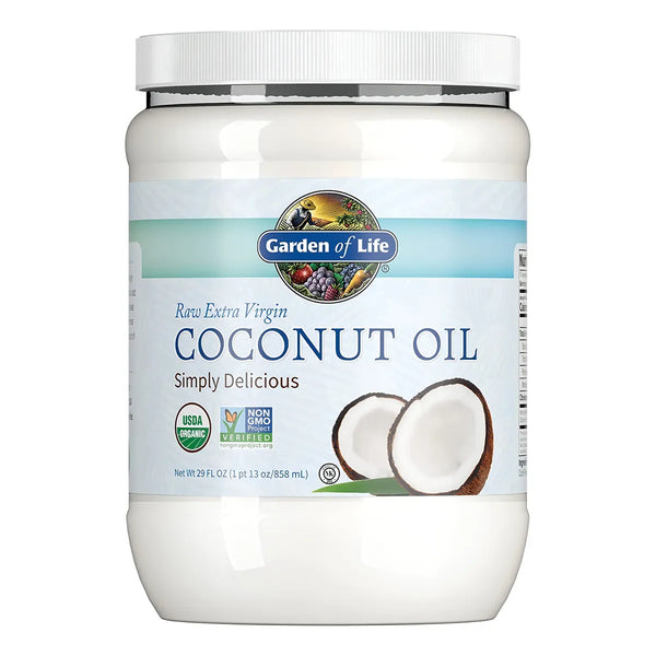 Aceite De Coco Orgánico Extra Virgen 858ml Garden Of Life Puro Y Natural