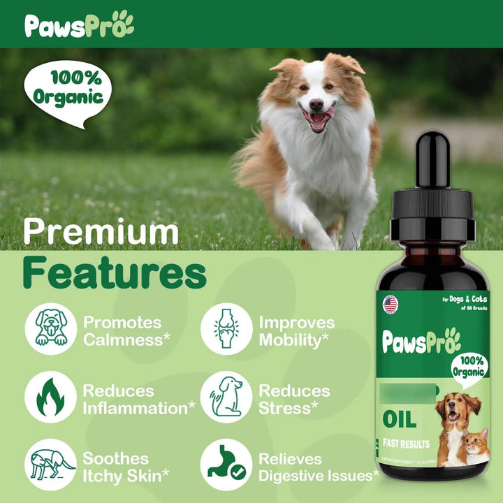 Aceite De Cáñamo Gotas Calmantes Para Perros Y Gatos Reduce - Imagen 2