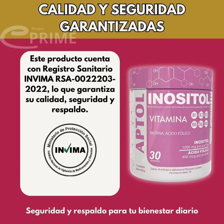 Inositol Polvo Myo Mio Natural - Imagen 2