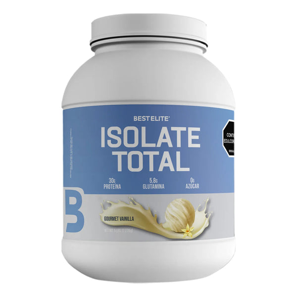 Proteina Isolate Total 5 Libras De Best Elite 5lb 5 Lb Gourmet Vainilla Iso 100 % Gold Protein Whey Aislado - Imagen 1