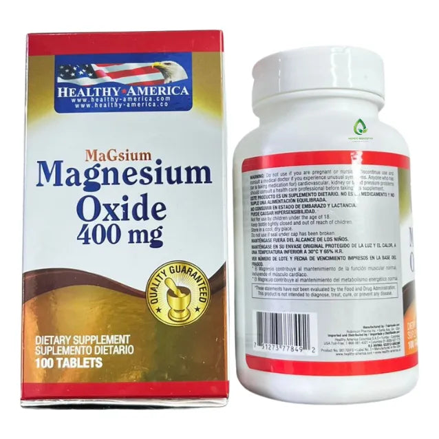 Magnesium Oxide 400 Mg X100 N/a - Imagen 4