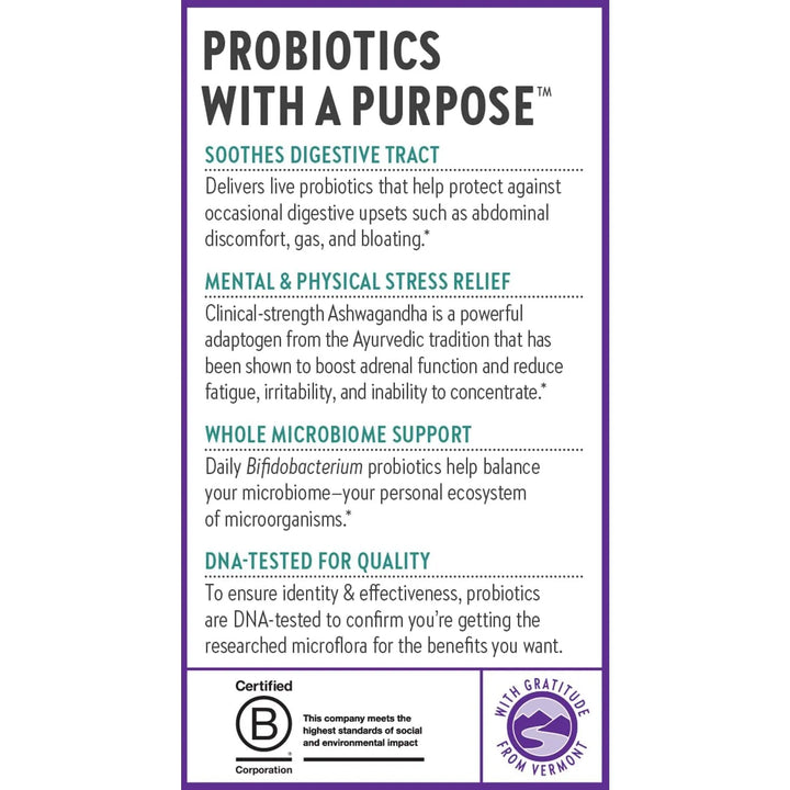 Fórmula Probiótica All-flora Para Desestrés Con Ashwagandha - Imagen 9