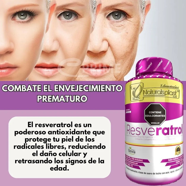 Resveratrol Puro Original X100 Natural - Imagen 5