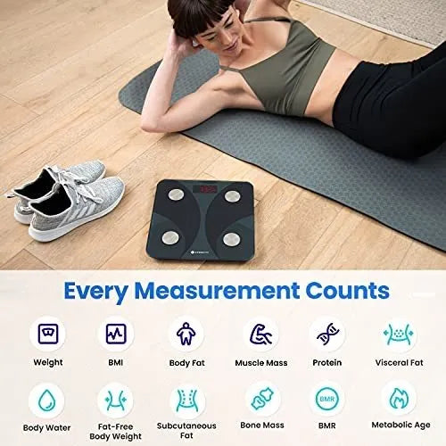 Etekcity Bascula Inteligente Imc Grasa Masa Peso 13 Datos - Imagen 4