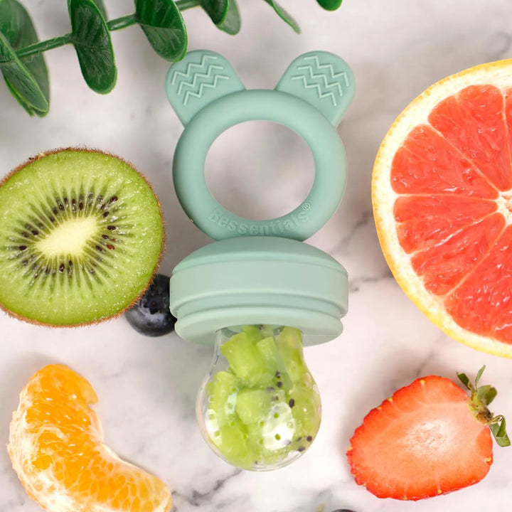 Alimentador De Frutas Frescas Para Bebés Paquete De 2 Malla Color Talla Del Chupo - Imagen 5