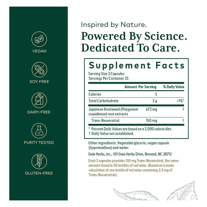 Resveratrol 150 Mg Natural Antioxidante 60 Cápsulas Antienve - Imagen 2