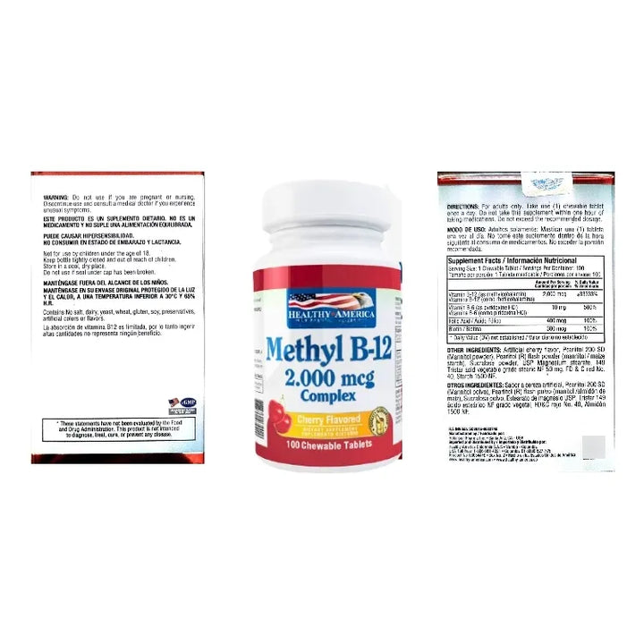Methyl B-12 2000mg X100 - Imagen 4
