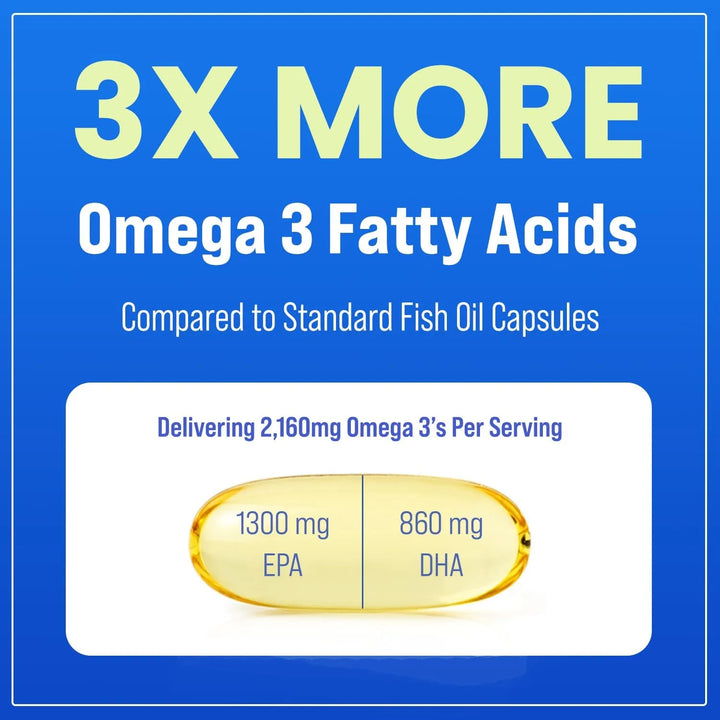 Aceite De Pescado Omega 3 3600 Mg Epa Dha Alta Potencia Apoy - Imagen 2