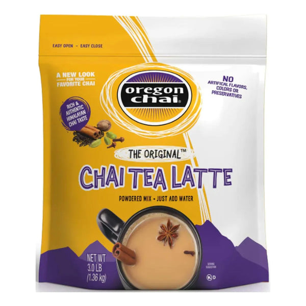 Oregon Chai Mezcla Bebida Con Leche Chai Con Especias 3 Lb Sabor Auténtico Y Cremosidad Perfecta