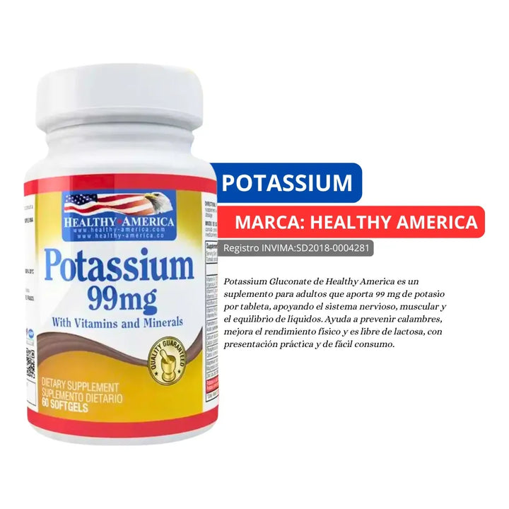Potassium Potasio X60 Healthy - Imagen 3