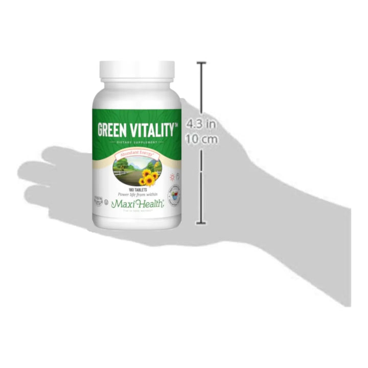 Vitalidad Verde Energética Fórmula 180 Tabletas Kosher - Imagen 5