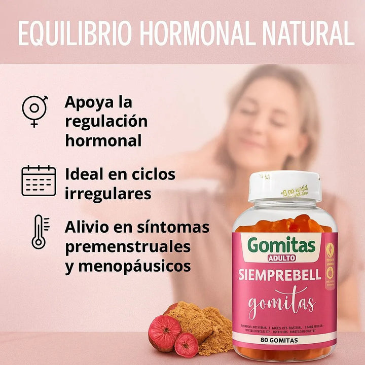 Gomas Para Aumento Y Tonificación De Glúteos Siemprebell Con Invima Aguaje Fenogreco Maca Roja 180 Unidades - Imagen 4