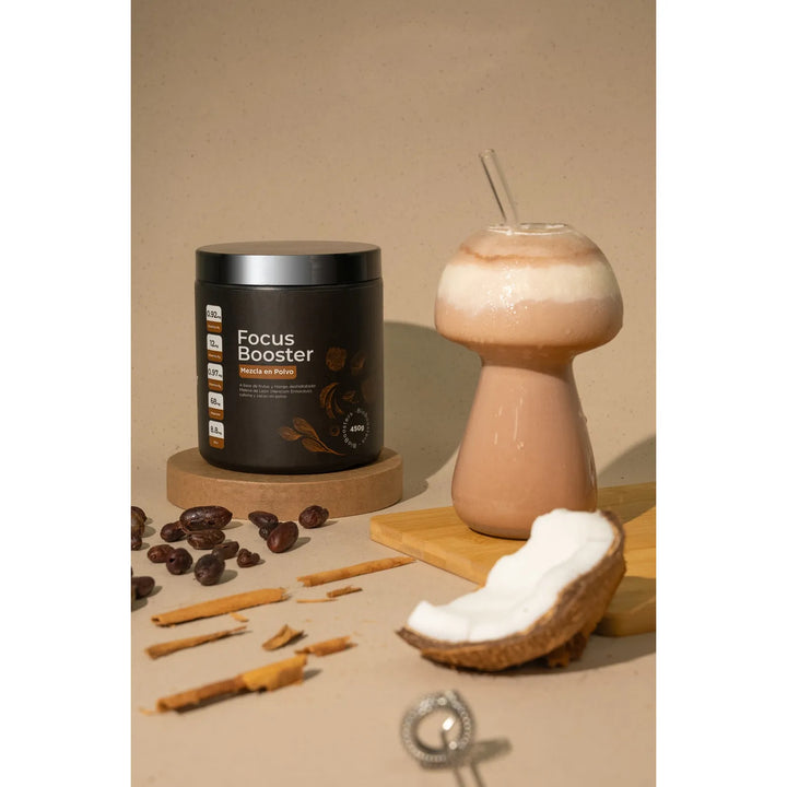 Focus Booster Suplemento Natural Con Melena De Leon - Imagen 6