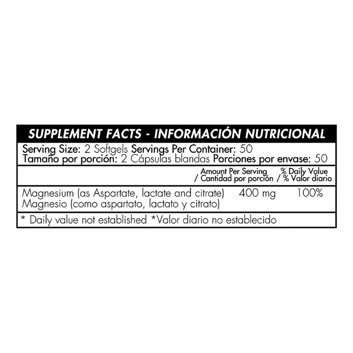 Super Magnesium 400 Mg 30 Softg Nno - Imagen 2