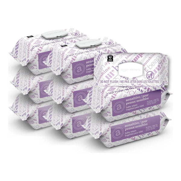 Toallitas De Bebé Elements Sensibles 80 Unidades Suavidad Y Protección