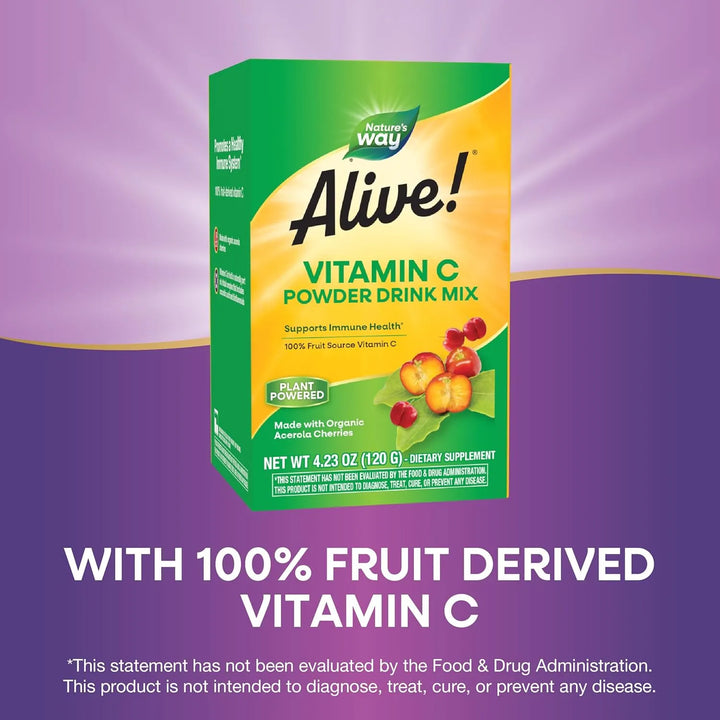 Bebida En Polvo De Vitamina C Orgánica De Acerola 120 Gramos - Imagen 4