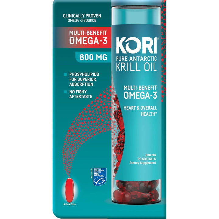 Aceite De Krill Antártico Omega 3 Con 800 Mg Epa Dha Absorci - Imagen 1