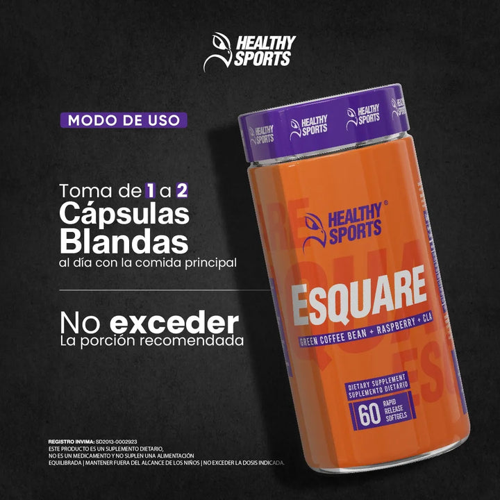 Esquare 60 Softgels Sin Sabor - Imagen 4