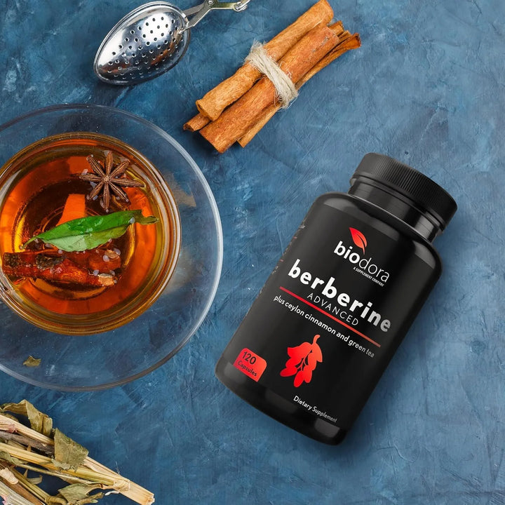 Berberina Avanzada 1200 Mg Canela De Ceilán 100 Mg Extracto - Imagen 5